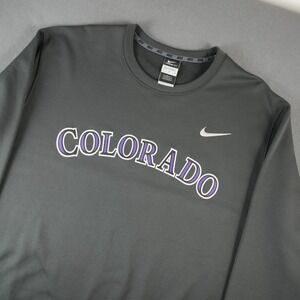 Nike Colorado Rockies MLB Sweatshirt Mens XL Therma-FIT Crewneck 26753X-RC5